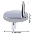 2Pcs Toilet Seat Hinges Universal Seat Top Fix Hinge Stainless Steel Replacement Toilet Seat Parts Mounting Connector Attachme Oasis Select 2Pcs