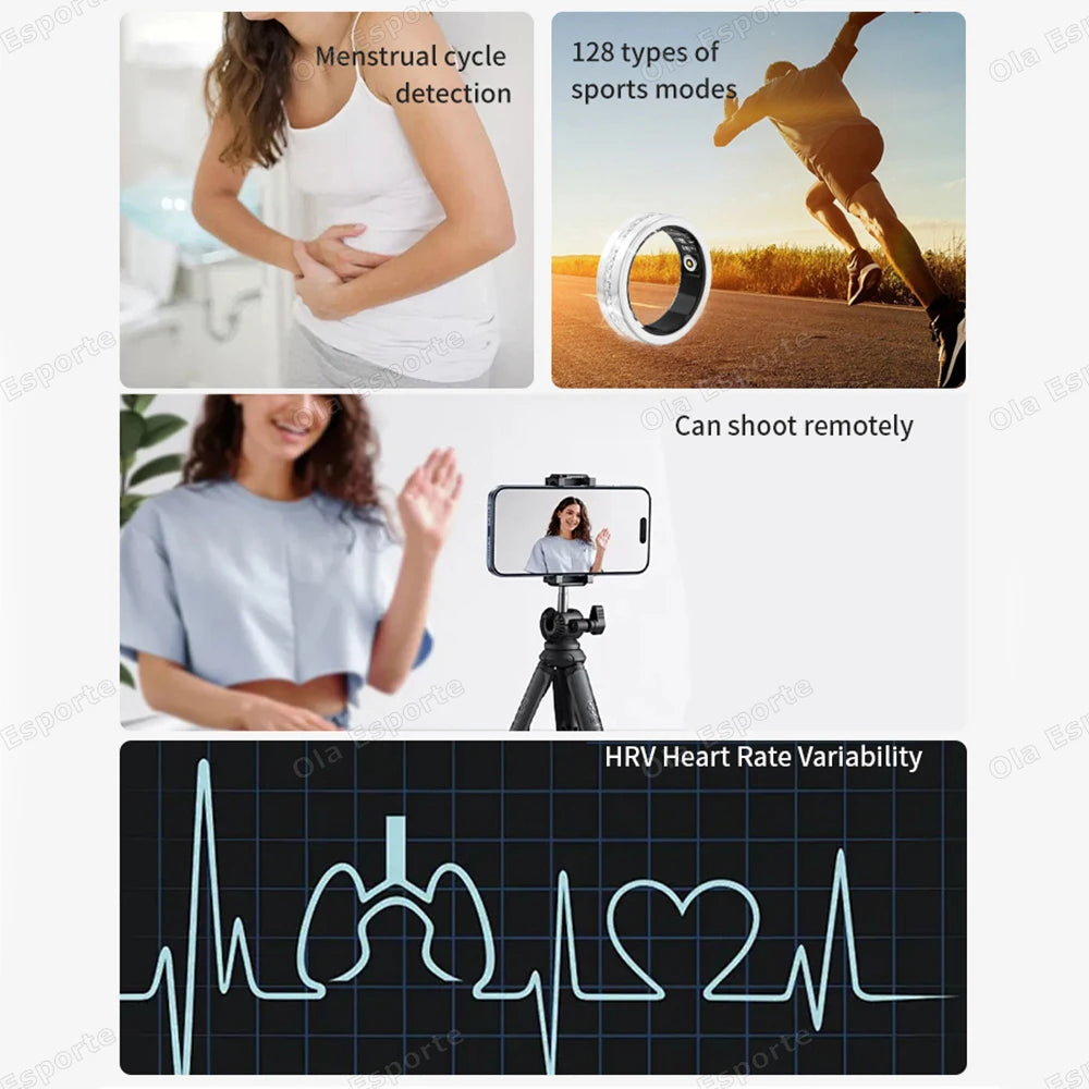 Smart Ring – Heart Rate, Sleep & Cycle Tracker | IP68