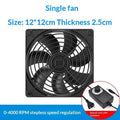 3000RPM 120mm High Airflow Cooling Fan with Controller for BTC Mining Chassis Cabinet Radiator Oasis Select A1