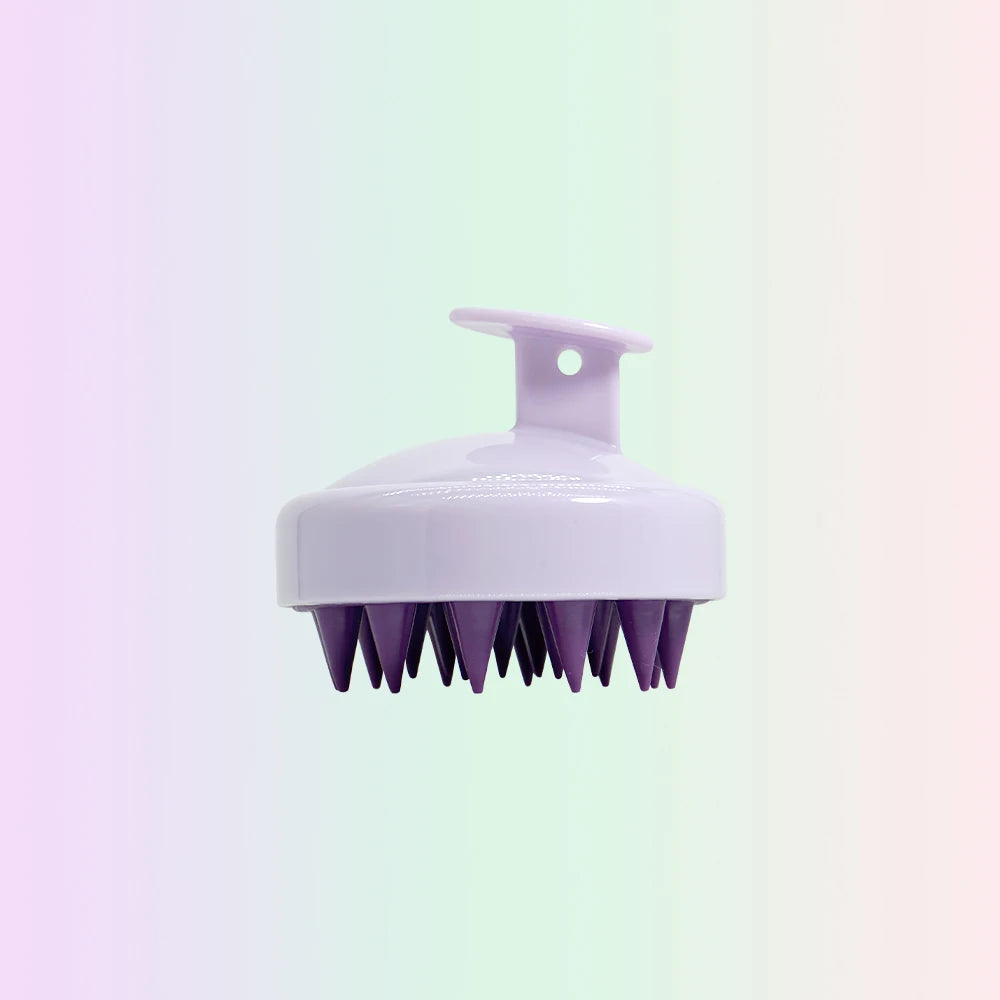Soft Silicone Scalp Massager Shampoo Brush – Men & Women