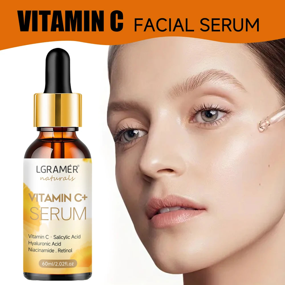 Vitamin C Hyaluronic Acid Retinol Facial Essence Moisturizing Rejuvenating Suitable for All Skin Types Deep Moisturizing Lasting Oasis Select