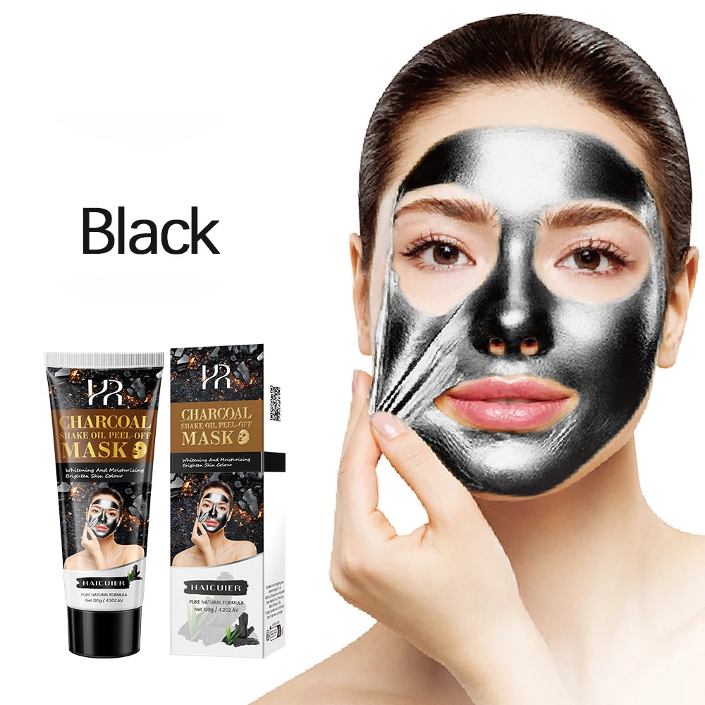 Moisturizing Peel-Off Facial Mask – Deep Clean & Natural Care Peel-Off Face Mask Oasis Select Black