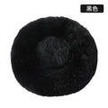 Plush Pet Bed for Dogs Cats Winter Warm Long Plush Pet Nest Cozy Dog Bed Mat Soft Pet Sleeping Bed for Small Medium Dogs Cats Oasis Select Black D 50CM