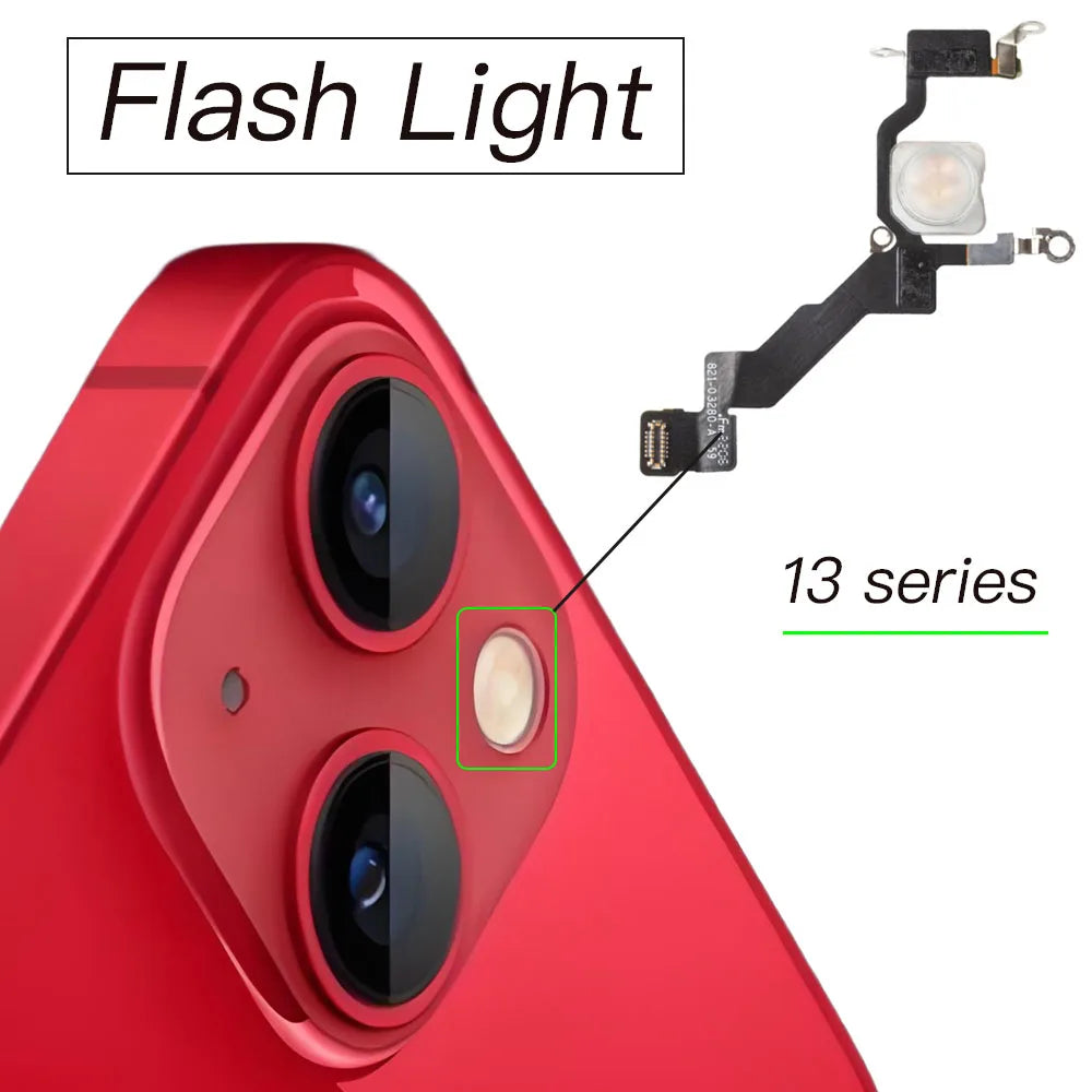iPhone 12 & 13 Flash Light Module Replacement + Flex Cable