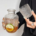 Flower Glass Teapot Vintage Water Cold Kettle Juice Glass Coffee Cup Water Glass Set Bedside Night Carafe for Midnight Drink Oasis Select Default Title