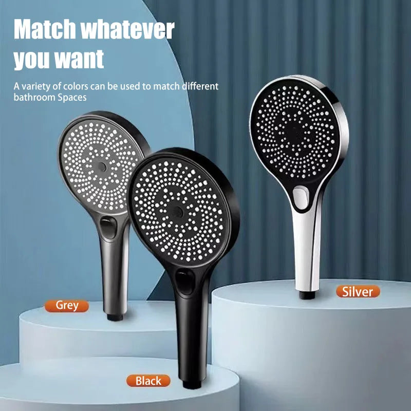 Showerhead shower bathroom accessories large panel showers for bathroom items 3 modes knobs portable heads parts fixture home Oasis Select