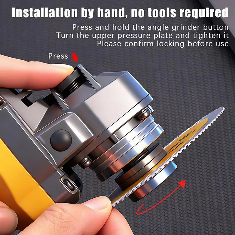 1pcs Flange Nut Thickened Anti Lock Angle Grinder Flange Plate for 100mm M10 High Hardness Clamp Removal Tool for Grinder Oasis Select
