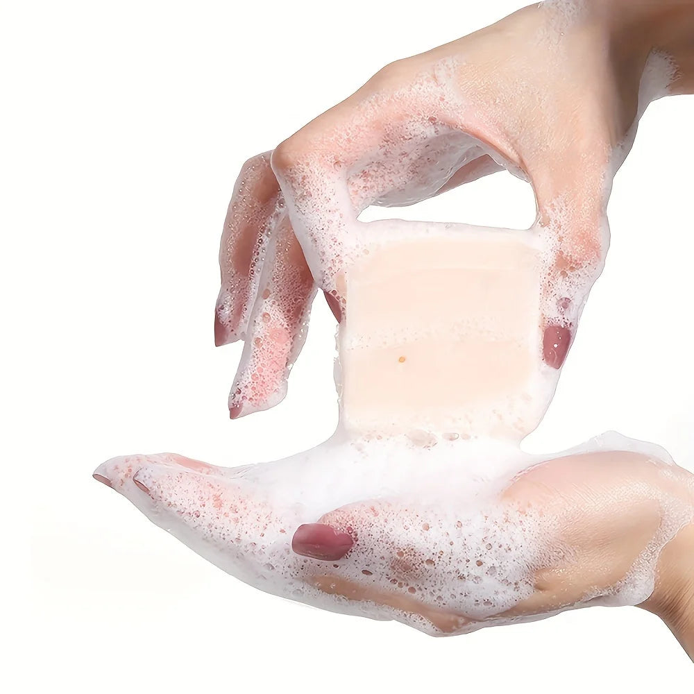Original Milk Rice Soap Essential Oil Soap Bath Handmade Soap Deep Cleansing Skin 60g(2.12oz) Oasis Select