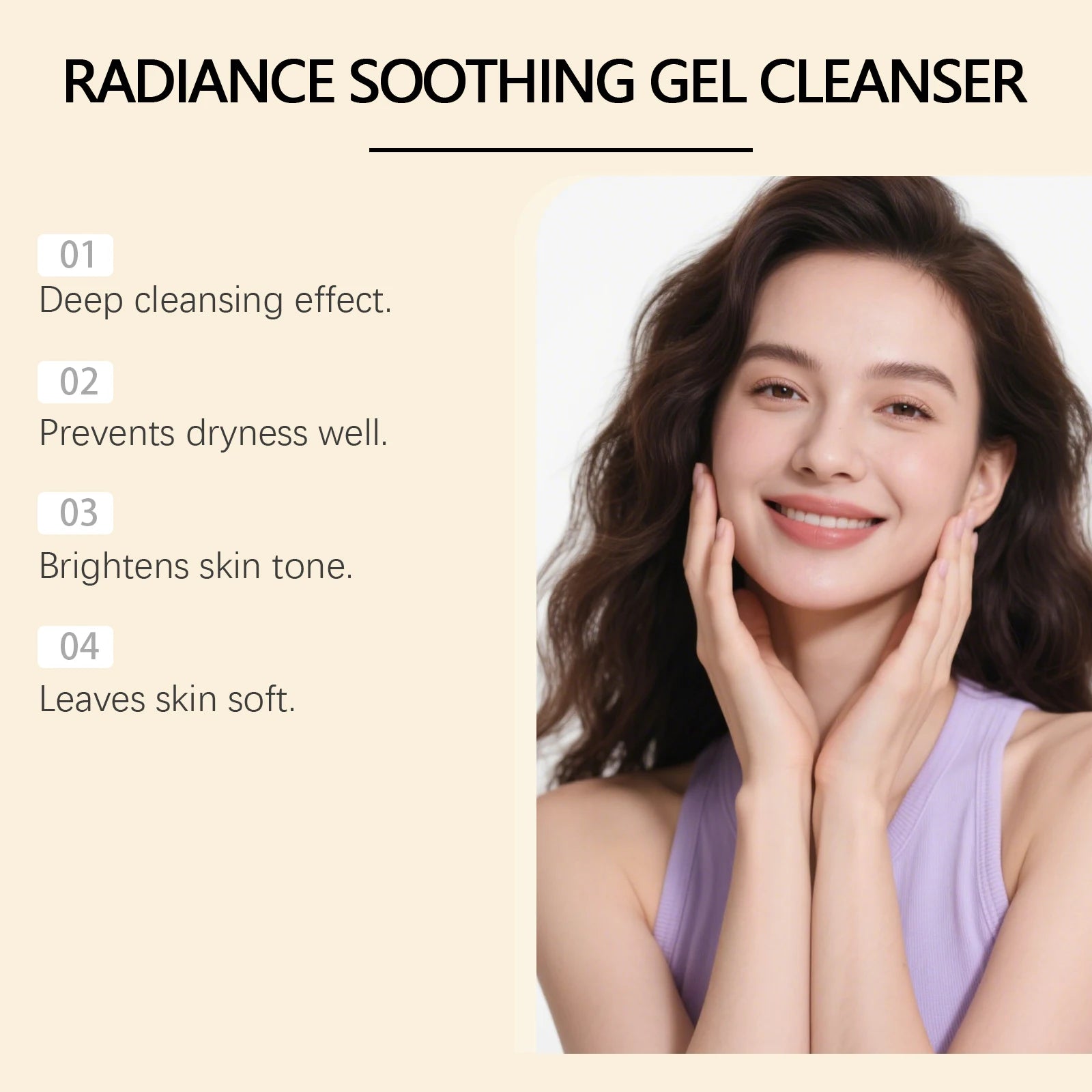 Hoygi Radiance Gel Cleanser – Brightening & Hydrating Face Wash Gel Face Cleanser Oasis Select