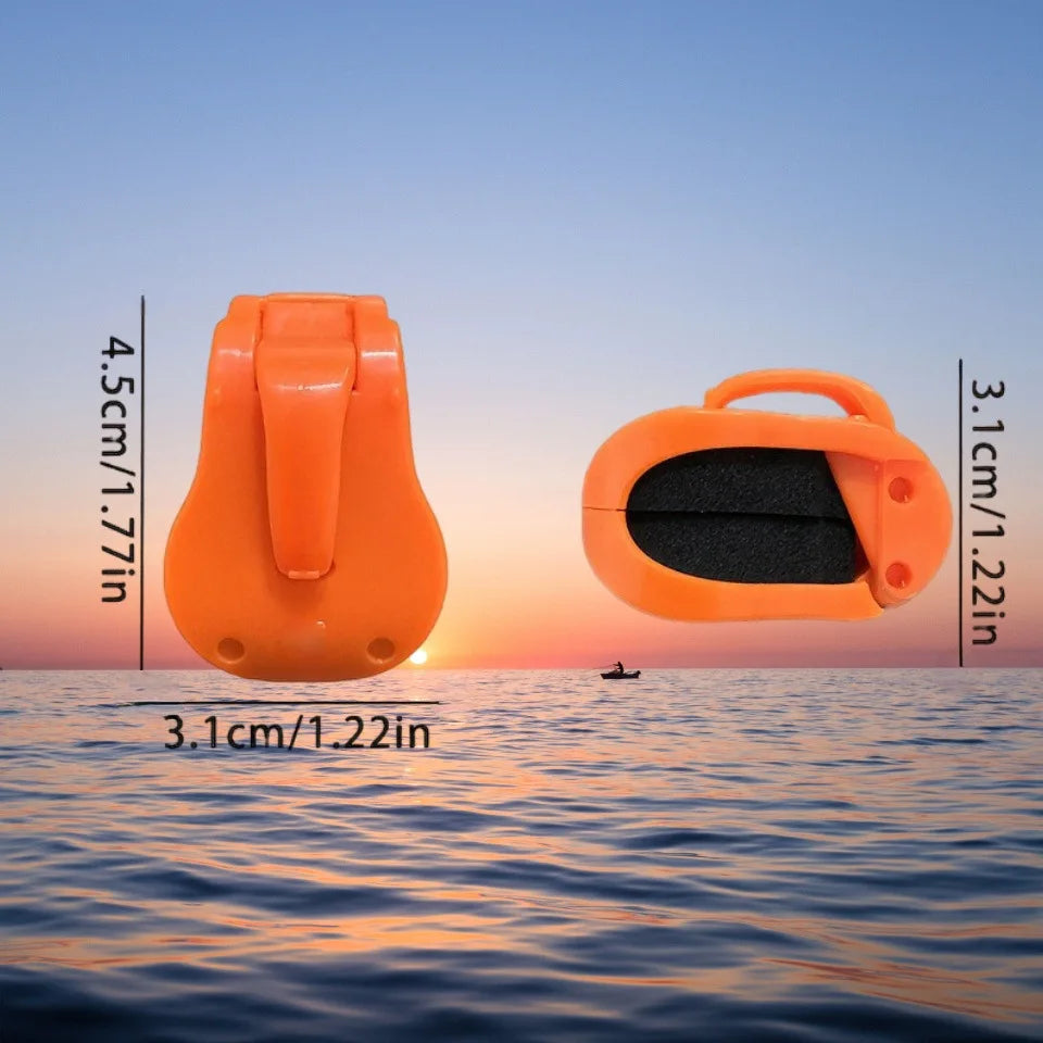 2/4pcs Quick-Attach Fishing Rod Clip - Tool-Free 1-Hand Holder for 2-Piece Freshwater Rods, Secure Grip Tackle Organizer Oasis Select