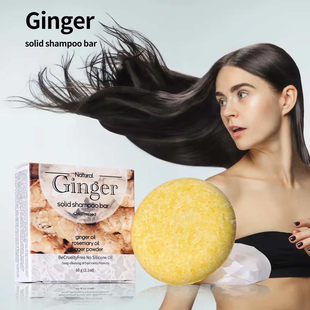 Westtree Ginger Shampoo Bar – Natural Handmade Hair Cleansing Soap