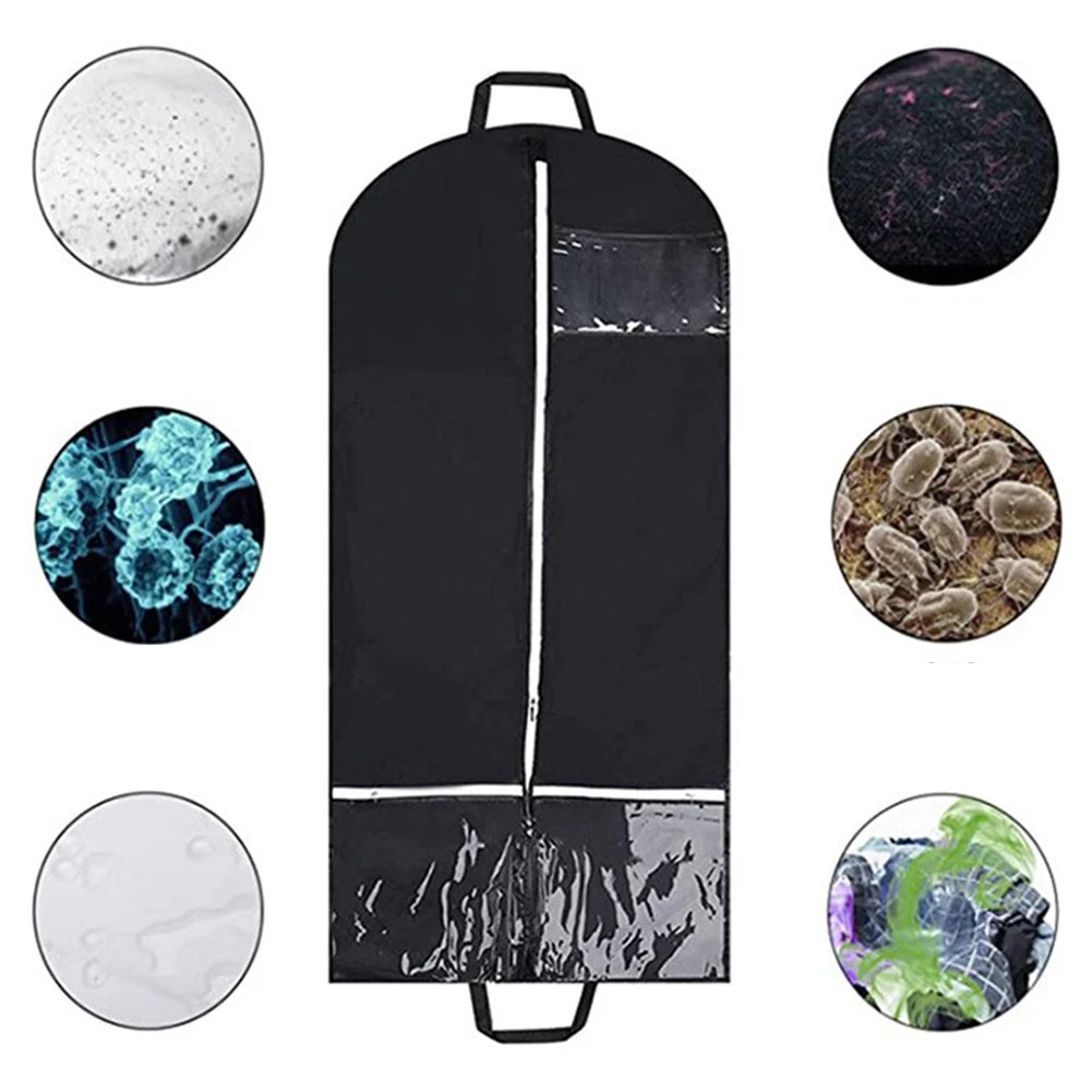 50 Inch Suit Travel Bag with Transparent Pockets for Keeping Clothes Neat and Accessories Visible during Trips Oasis Select