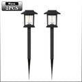 2-8PCS Outdoor Solar LED Ground Stake Light Lawn Lamp for Garden Villa Courtyard Park Yard Landscape Decorative Lighting Oasis Select Warm-2PCS