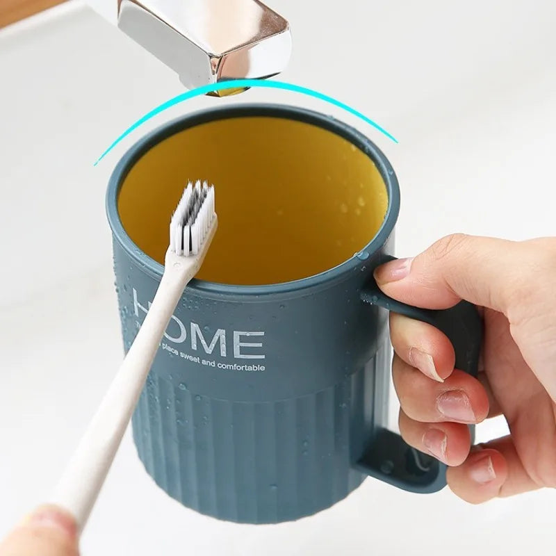 1PC Household Bathroom Mouthwash Cup Simple Toothbrush Washing Cup Home Bathroom Daily Supplies Household Goods Oasis Select