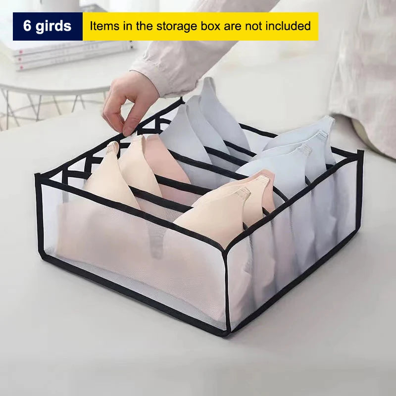 Mesh Drawer Organizer – 6/7/11 Grid Sock & Lingerie Storage