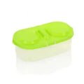1PC Healthy Plastic Food Container Portable Lunch Box Capacity Camping Picnic Food Fruit Container Storage Box for Kids Dinnerw Oasis Select 1pc green