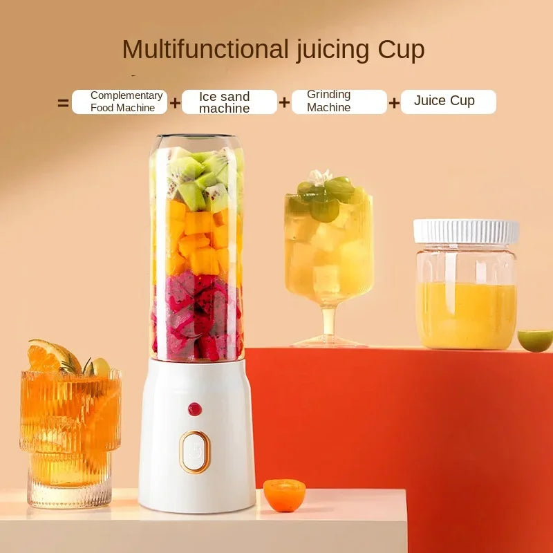 Portable Kitchen Blender Wireless Electric Fruit Juicer Machine For Orange Ice Crushing 10 Blades Auxiliary Food Machine Mixer Oasis Select