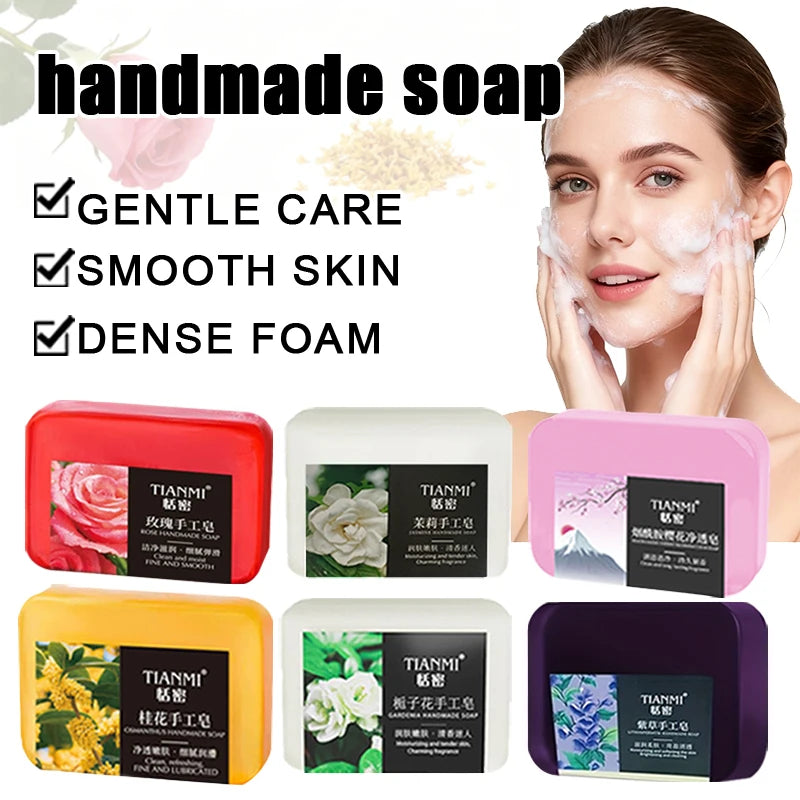 12 PCS Fruit and Flower Scented Hand Soaps, Rose Scented, Cologne Perfume Scented, Lemon Scented and Other 10 Different Scented Oasis Select