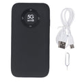 WiFi Mobile Hotspot Mobile Wireless Router 5G 2.4GHz 5.8GHz Dual Bands SIM Card Slot Ultra Fast with 7100mAh Battery for Travel Oasis Select black