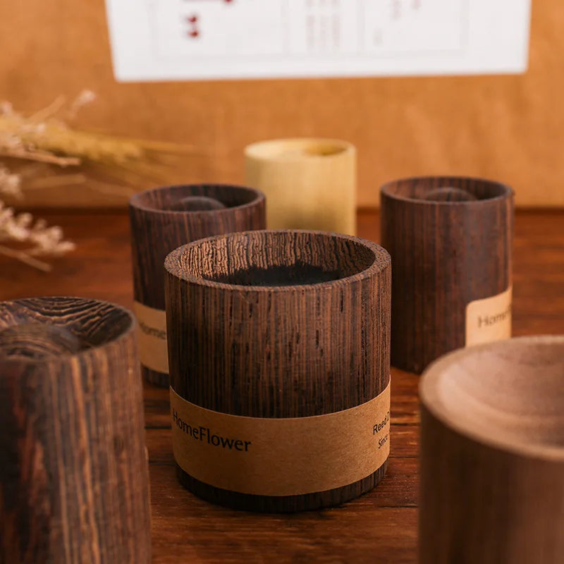 HomeFlower pure solid wood aromatherapy decoration size cylindrical indoor advanced fragrance fragrance wood decoration Oasis Select