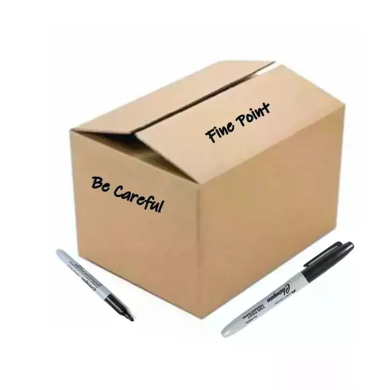 1Set Black Permanent Marker Pens, Fine Tip, Waterproof, Quick Drying Outlining Drawing Pen Marker Pen Oasis Select