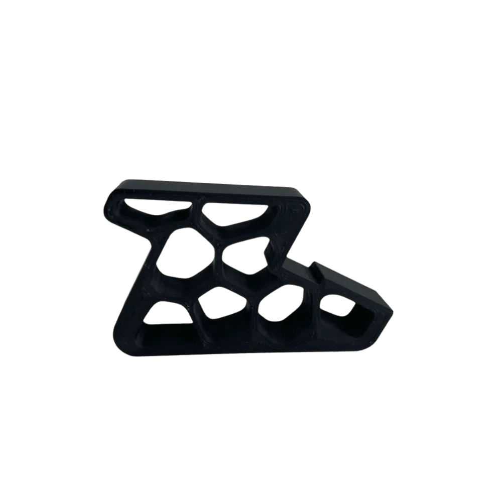 Multi-use Heavy-Duty Door Stopper Anti-Slip 3D Door Wedge Easy Installation Track Lock Stopper Balcony Doors Oasis Select Black