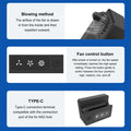 Cooling Fan 3 Adjustable Speeds Console External Cooler Fan Game Console Cooler for Nintendo Switch2 Oasis Select China Mainland