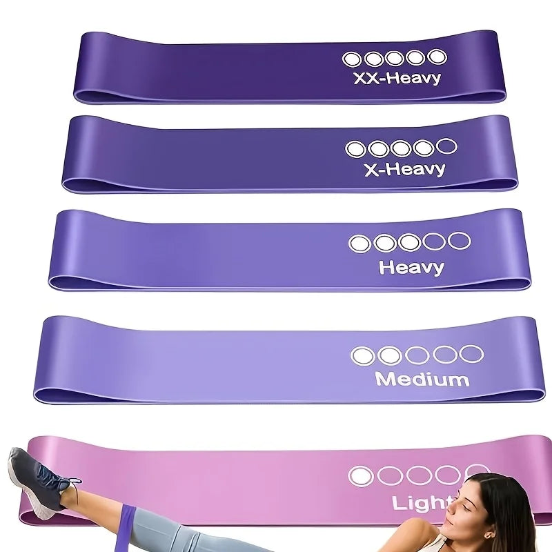 1 Set of 5 Yoga Resistance Bands, Suitable for Strength Training, Body Shaping, and Functional Training Oasis Select