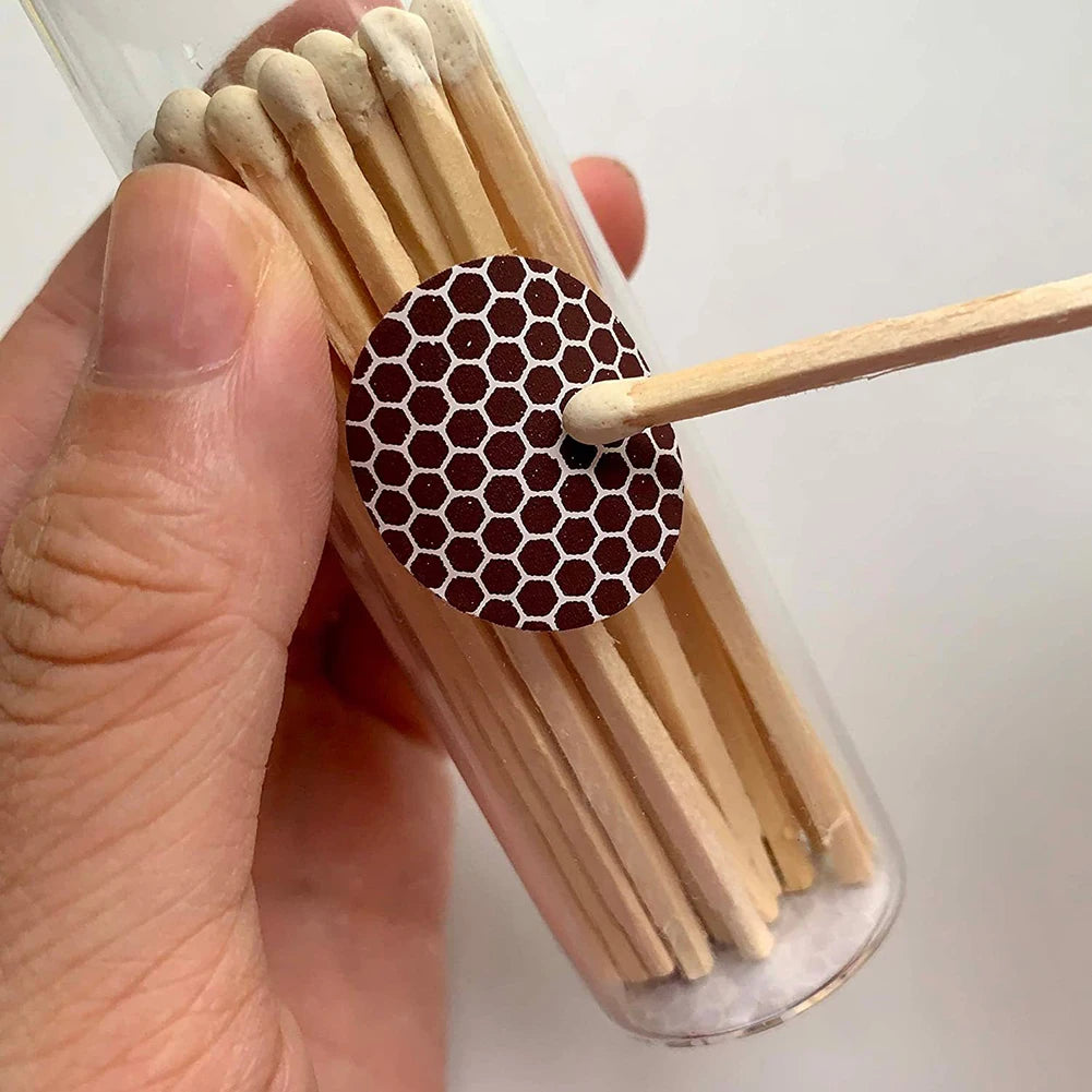Fire Paper Matchstick Paper Matchstick Striker Striker Paper Accessories Handmade Round Sticker Strip Household Oasis Select