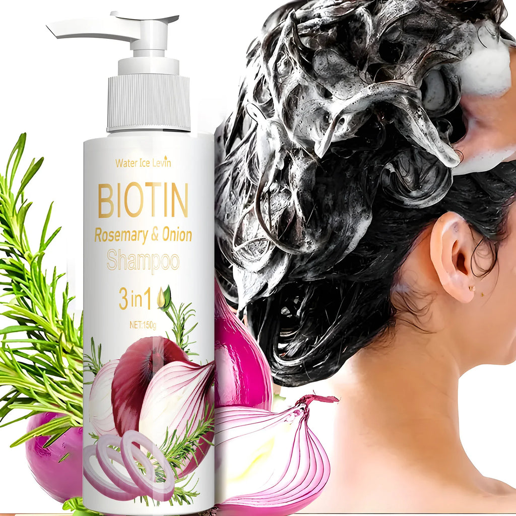 Biotin Rosemary Onion Shampoo, 72-Hour Oil Control, Soft and Shiny, Say Goodbye to Dry and Greasy Hair, Hair Care and Scalp Care Oasis Select