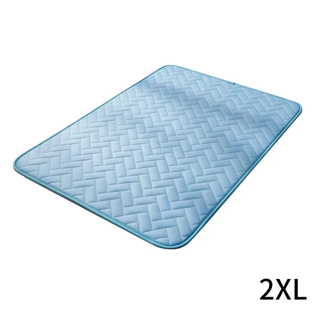Dog Cooling Mat – Ice Silk Pet Bed for Cats & Dogs S–XXL