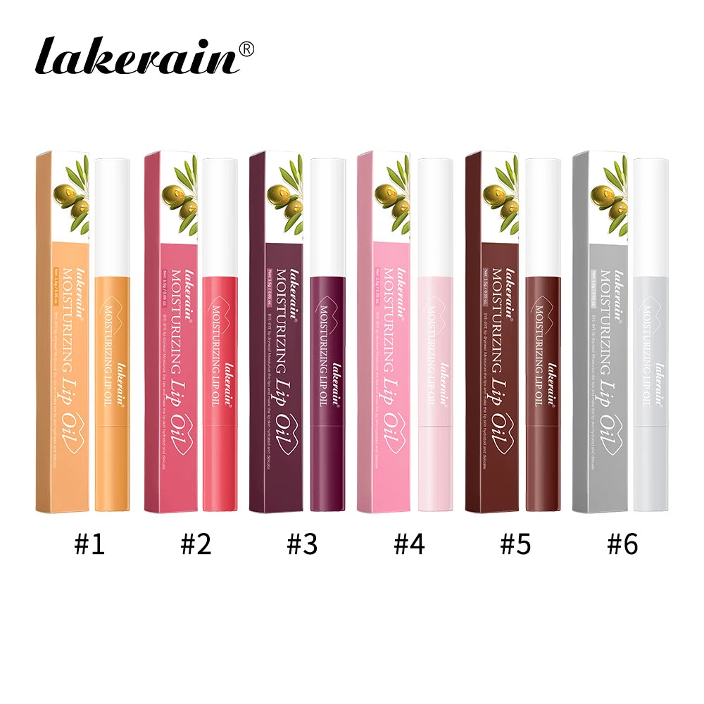 Lakerain Moisturizing Lip Oil Reduce Lip Wrinkles Brightening Lip Serum Plumper Remove Sloughed-off Lips Skin Care Serum Primer Oasis Select Set