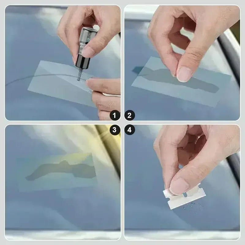 Windshield Repair Kit Quick Fix Car Cracked Glass Scratch Crack Restore Fluid Glass Curing Glue Car Accessories U5BcOC Oasis Select