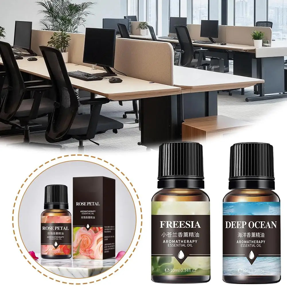 10ml Water-Soluble Essential Oils – 8 Scents for Diffuser
