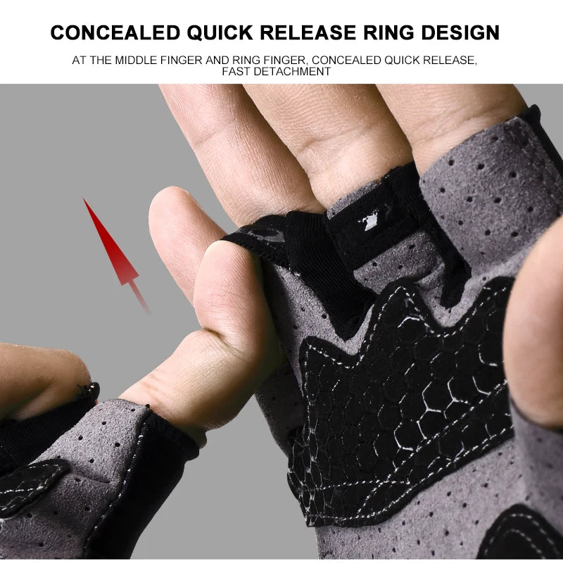 X-TIGER Sports Cycling Gloves Half Finger Men Women MTB Bike Gloves Running Fitness Gym Riding Motorcycle Bicycle Gloves Oasis Select