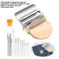 Crochet Mini Knitting Machine Small Loom Machine Tools Easy To Carry Household Knitting Machine For Mending Socks Clothes Fabric Oasis Select 1set