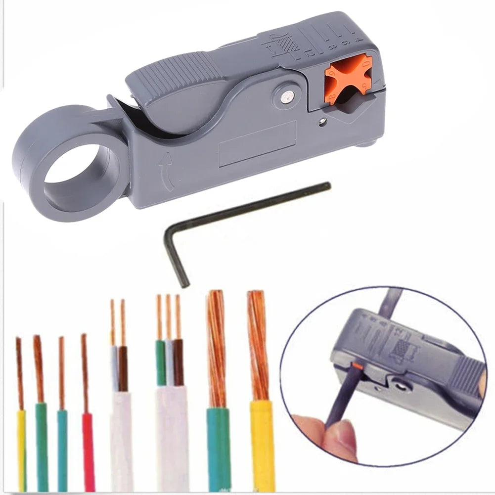 Automatic Stripping Pliers Multifunctional Wire Stripper Wire Cable wire Stripping Crimping tool with Hexagon Wrench Oasis Select