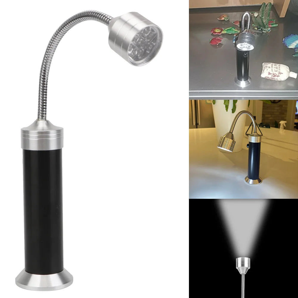 BBQ Grill Light Soft Tube Lighting Lamp 360 ° Adjustable Super-Bright 9 LED Flashlight Magnetic Base Outdoor lighting 1 pcs Oasis Select