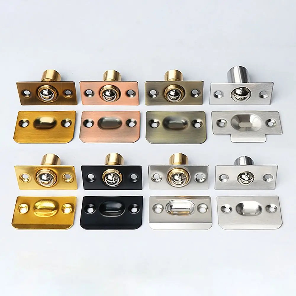 Adjustable Spring Ball Catch Door Latch with Strike Plate
