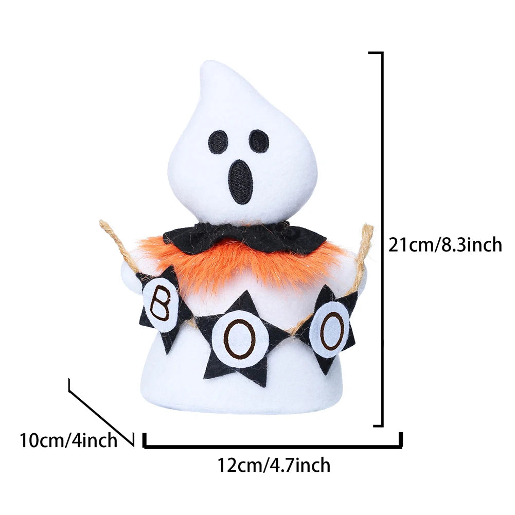 Halloween Mini Ghost Plush Doll | Spooky Table & Porch Decor