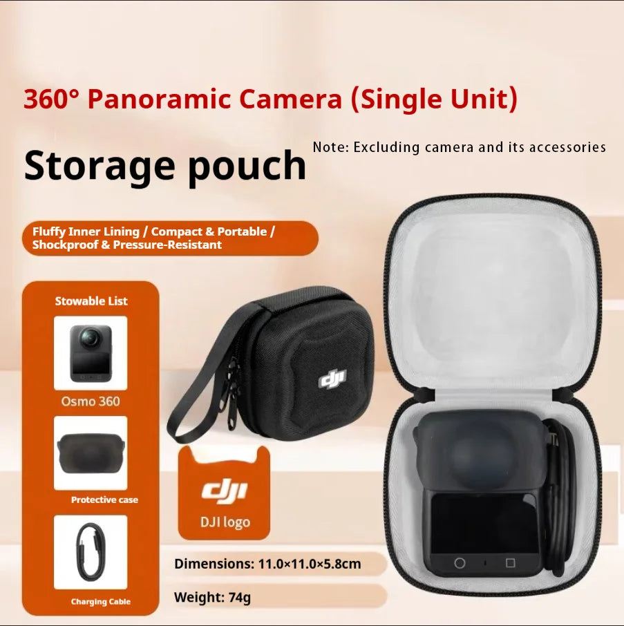 DJI Osmo 360 Mini Hard Shell Storage Bag & Camera Case