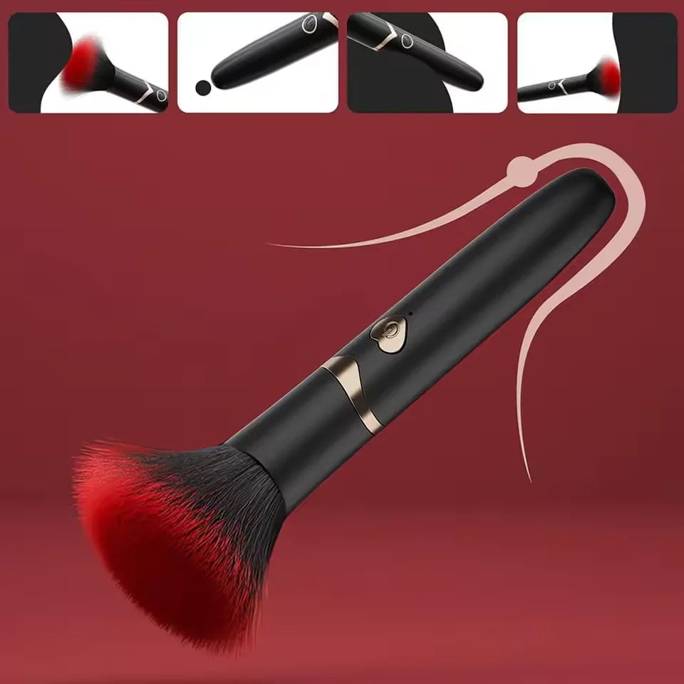 Makeup Brush Vibrator Female G Spot Vagina Massager Dildo Powerful Clitoris Nipple Stimulator Masturbator Sex Toys for Women 18+ Oasis Select