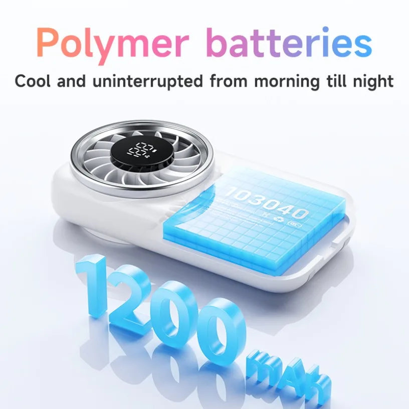 X13 Mini High Speed Handheld Fan Portable Fan 1200mAh Rechargeable 100 Speed Adjustable Cooling Fan For Outdoor Travel Office Oasis Select