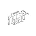 Sponge Holder For Kitchen Sink stainless steel Storage Rack for Sponge Brush Dishwashing Liquid Drainer Rack Kitchen Organizer Oasis Select 1PC
