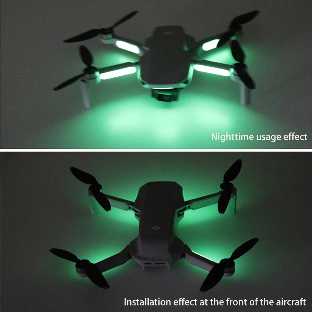 Luminous Camera Drone Decals Camera Drone Stickers Skin Drone Accessories For DJI Air 3S/NEO/Mini 2/SE/Mini 4 Pro/Mini 3 Pro Oasis Select