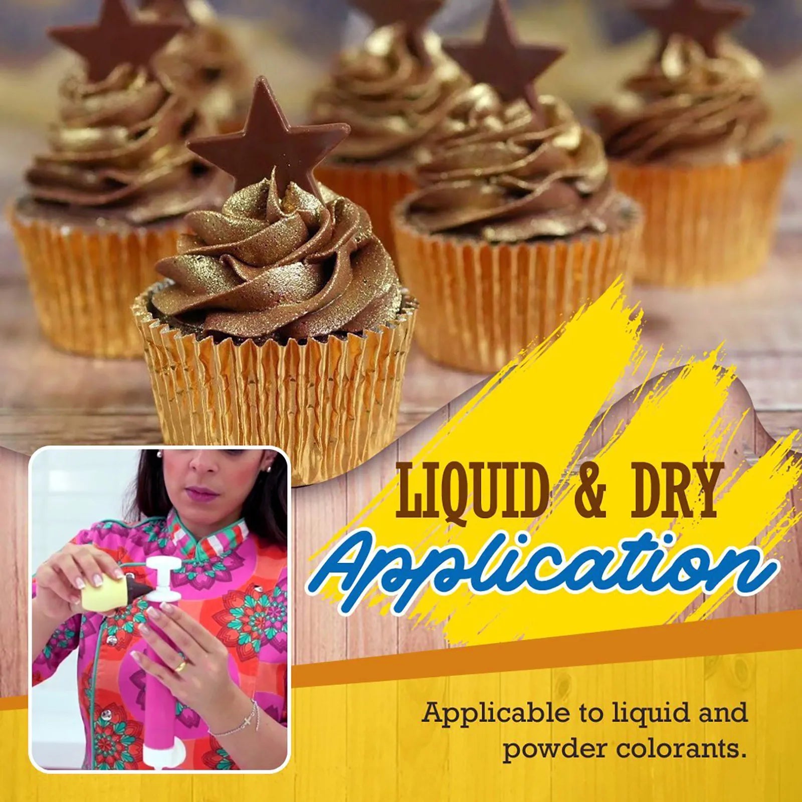 Manual Cake Airbrush Spray Gun – Pastry Coloring & Dusting Tool Cake Decorating Tool Oasis Select