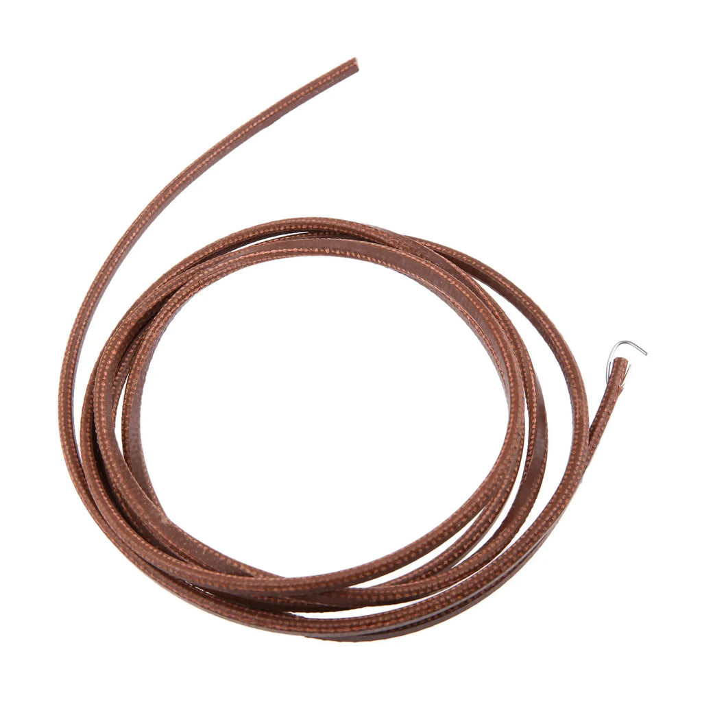 1.75M 3.5*5mm Leather Treadle Belt Trimmable Metal Hook for Old Singer Cabinets&Manual Rocking Foot Pedals Sewing Machine Parts Oasis Select