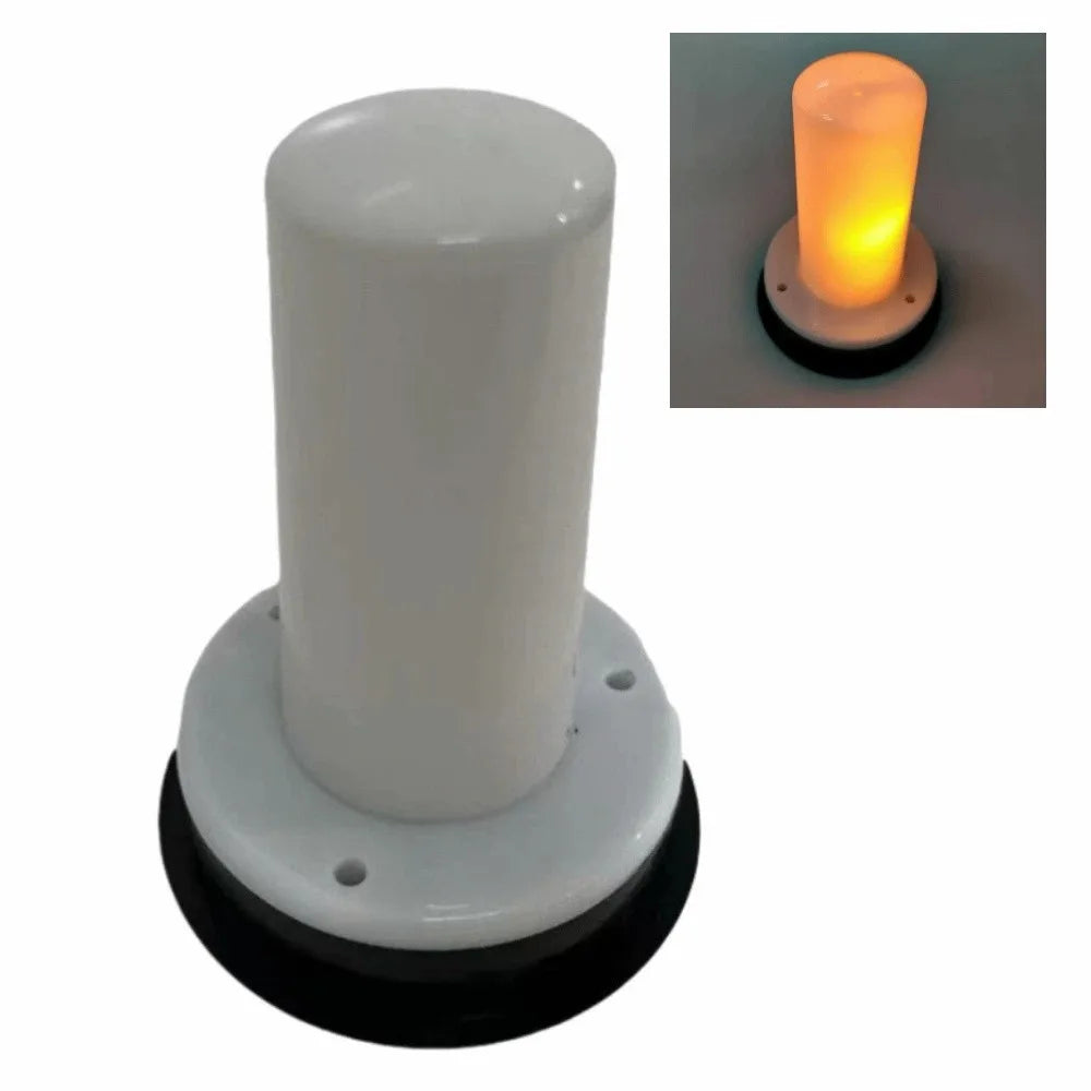 Solar Flickering Flame Lantern Top – Auto On/Off, IP44 Waterproof