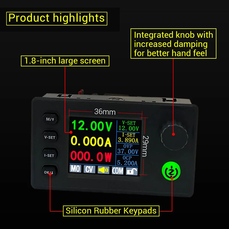 SK150C 150W DC Buck Boost Converter 7-36V Power Module Adjustable Regulated Laboratory Voltage Power Supply Oasis Select