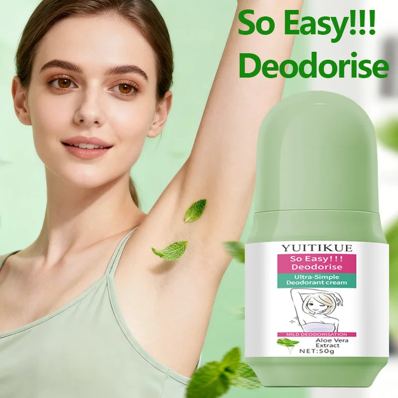 YUITIKUE Ultra-Simple Deodorant Cream - So Easy to Use, Controls Sweat & Odor While Moisturizing Skin Oasis Select